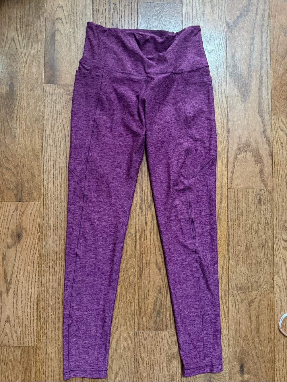 NWT Heathered Plum High-Waist Full-length Cozy Leggings